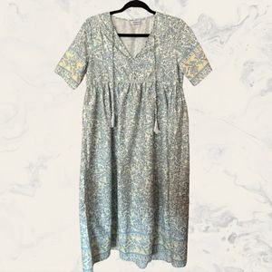 HAWALILI floral midi dress
